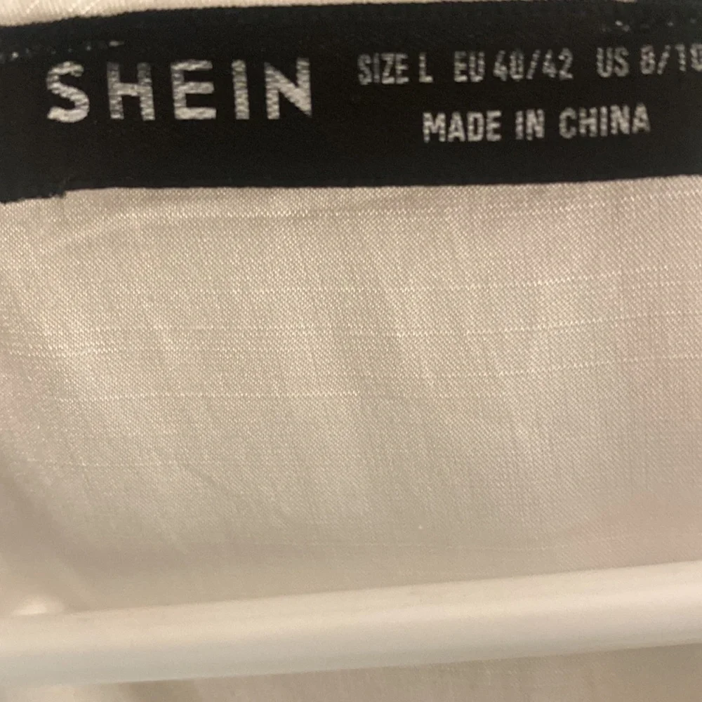 Shein White long sleeved mini dress - Picture 6 of 6
